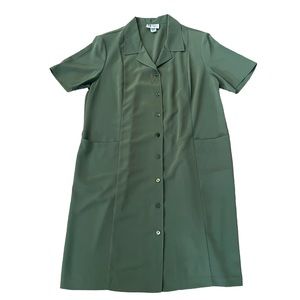 Maggie Sweet Vintage 90s Button Front Dress
